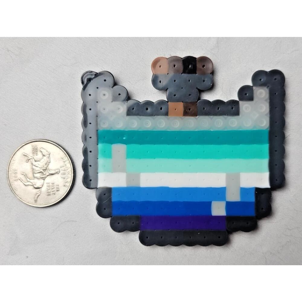 Gay (7 Stripe) LGBT Potion Perler Pixel Art